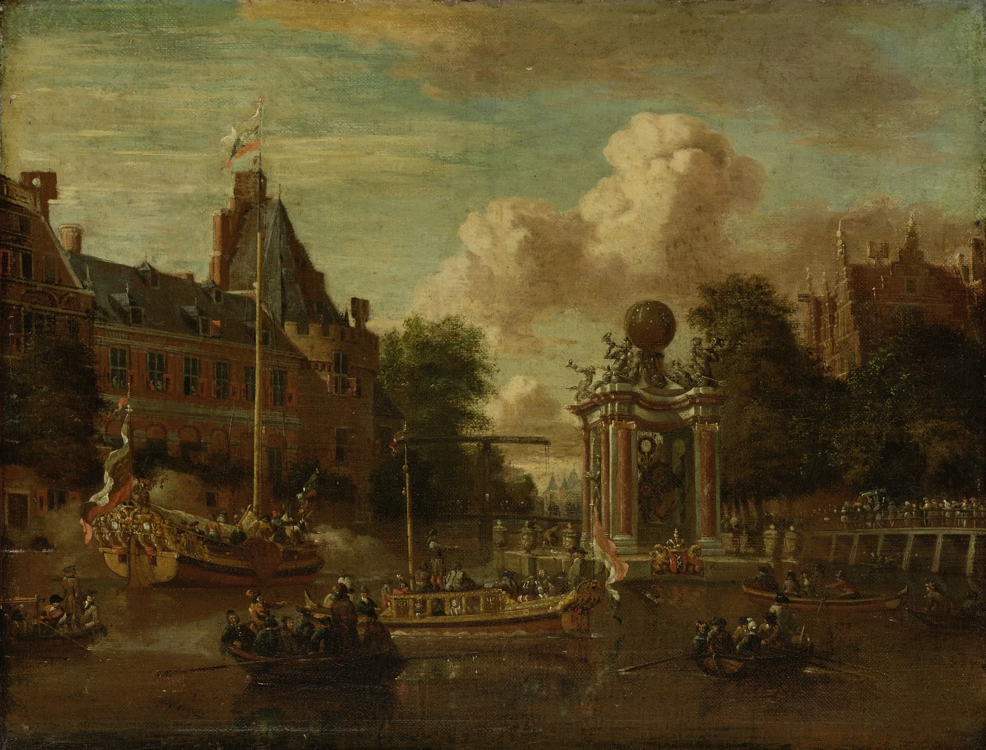 The Arrival of the Russian Embassy in Amsterdam