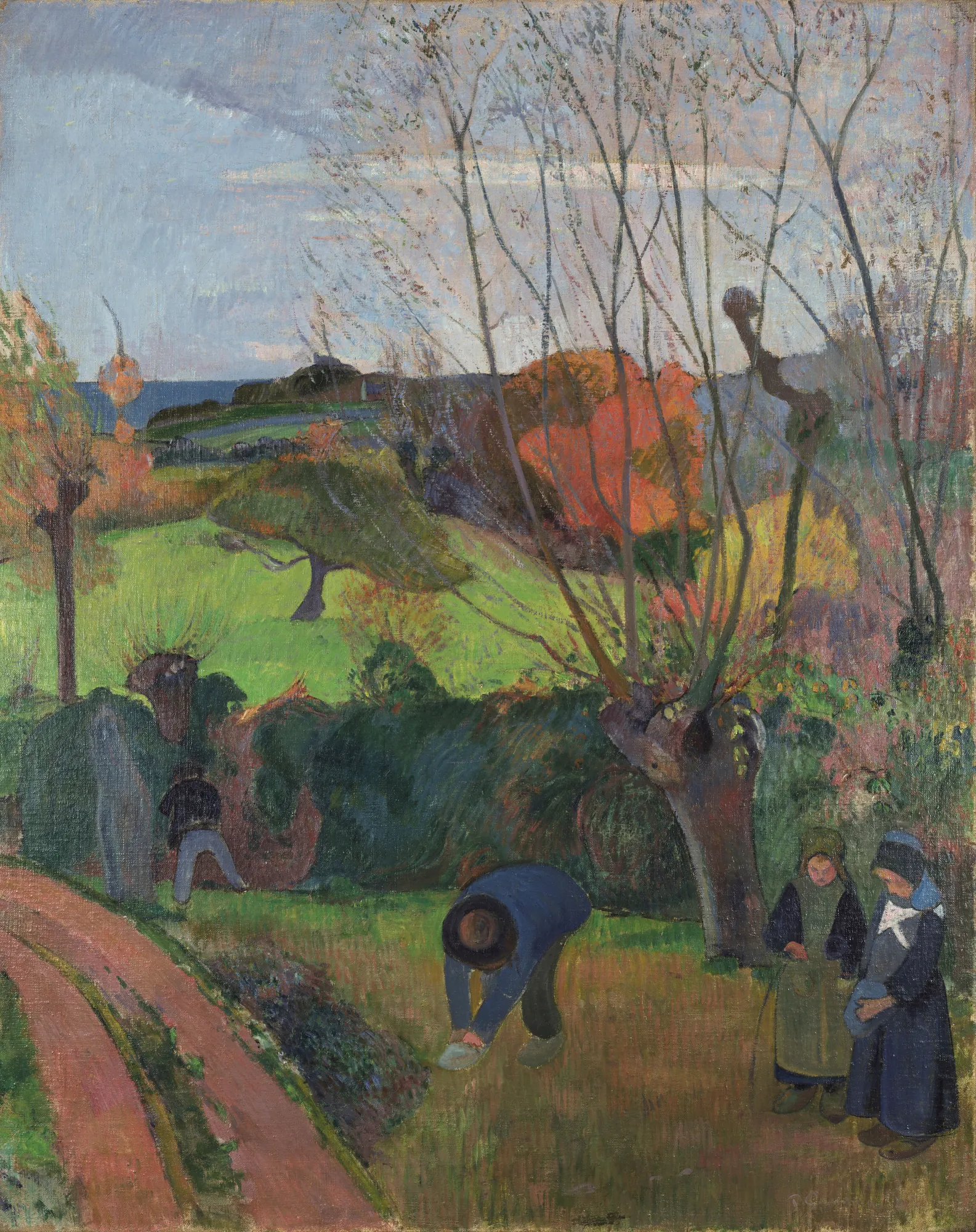 Autumn in Brittany (The Willow Tree)