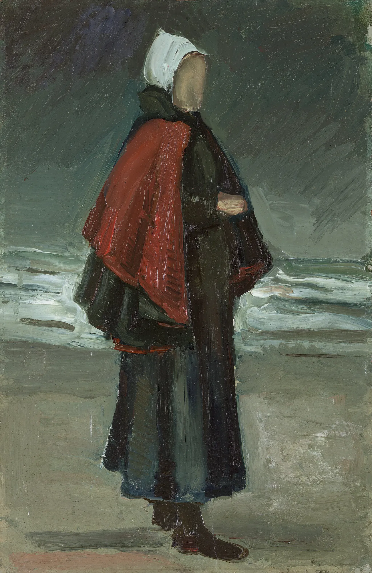 Fisherman's Wife on the Beach