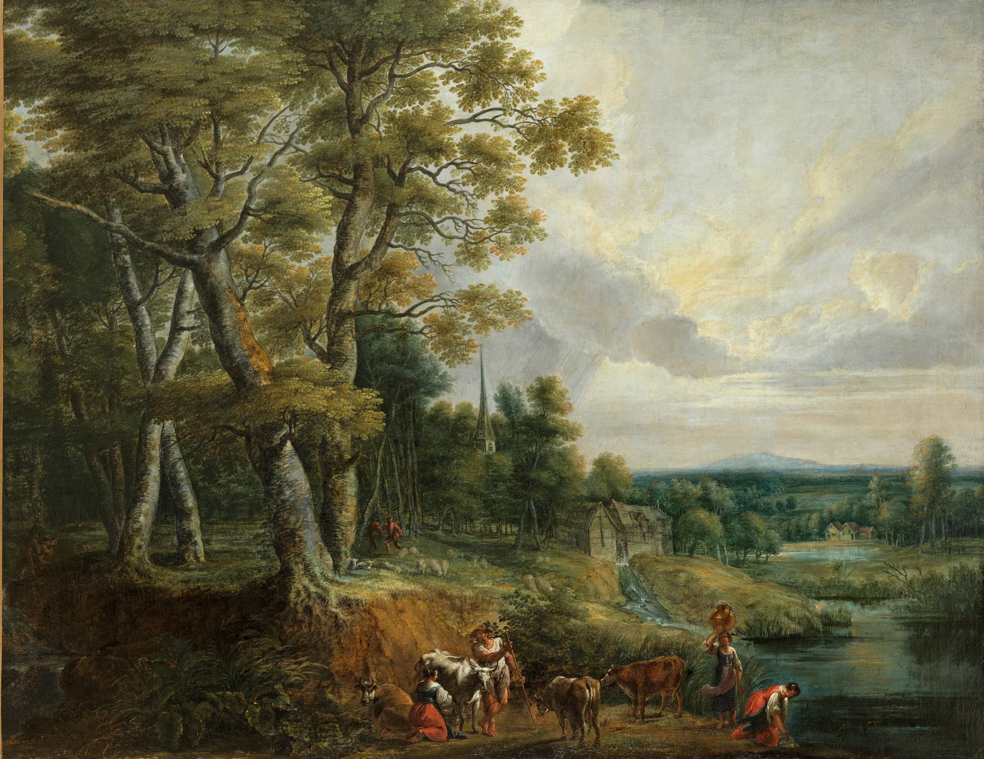 Landscape with Cows
