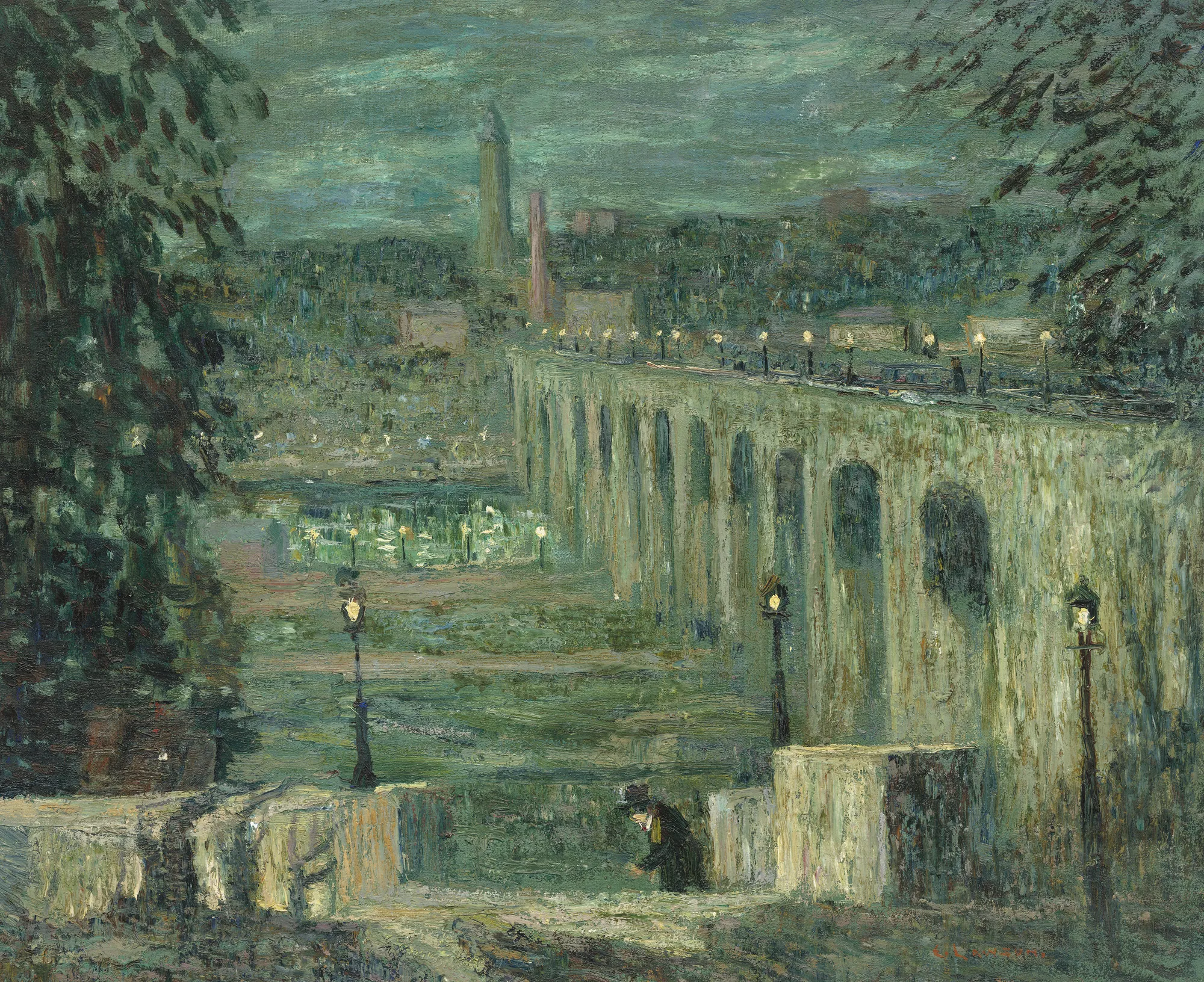 High Bridge at Night, New York City