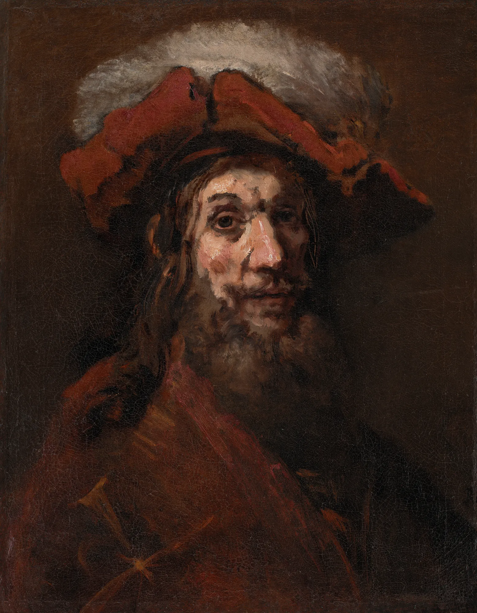 Man in Plumed Beret