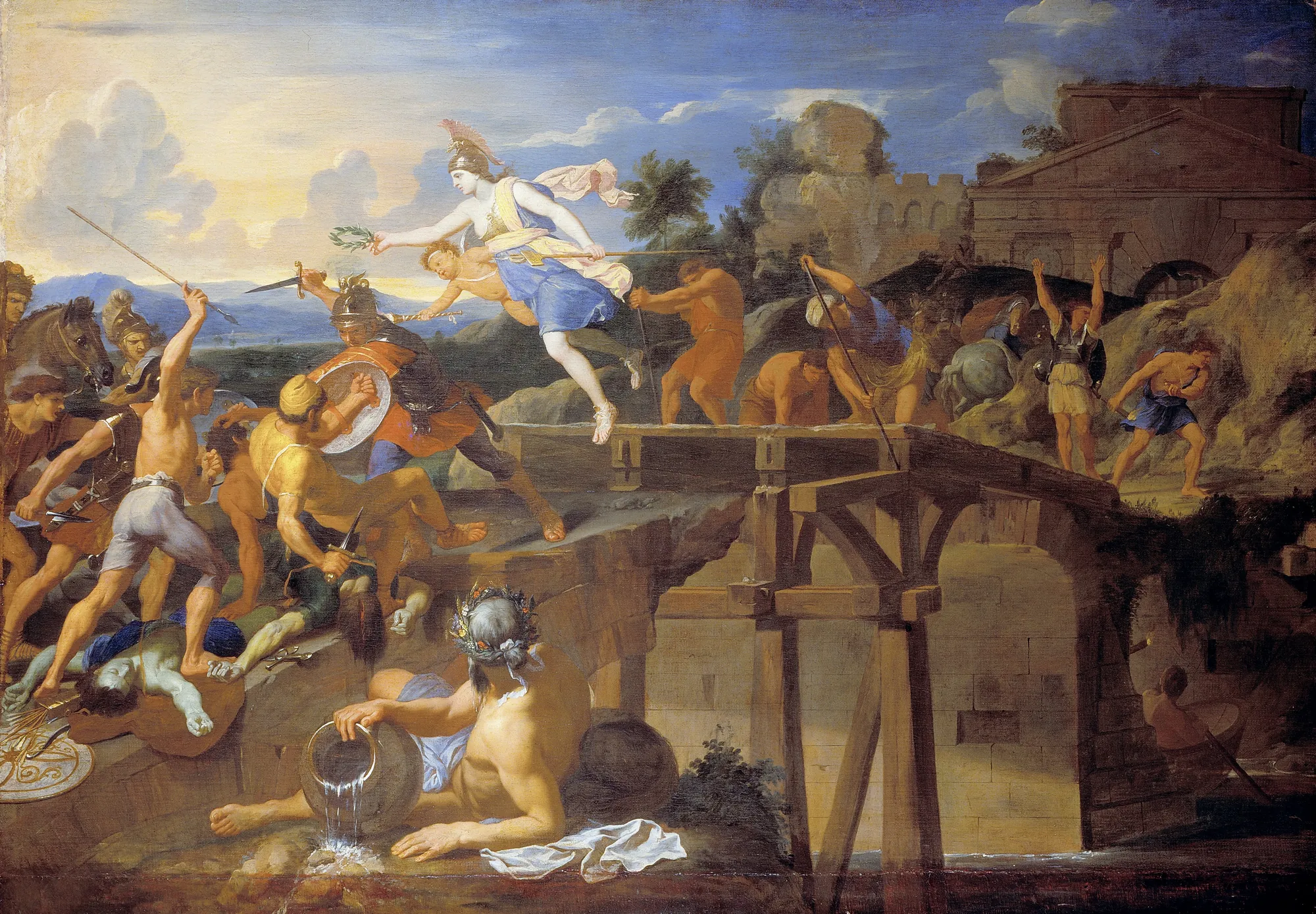 Horatius Cocles Defending the Bridge