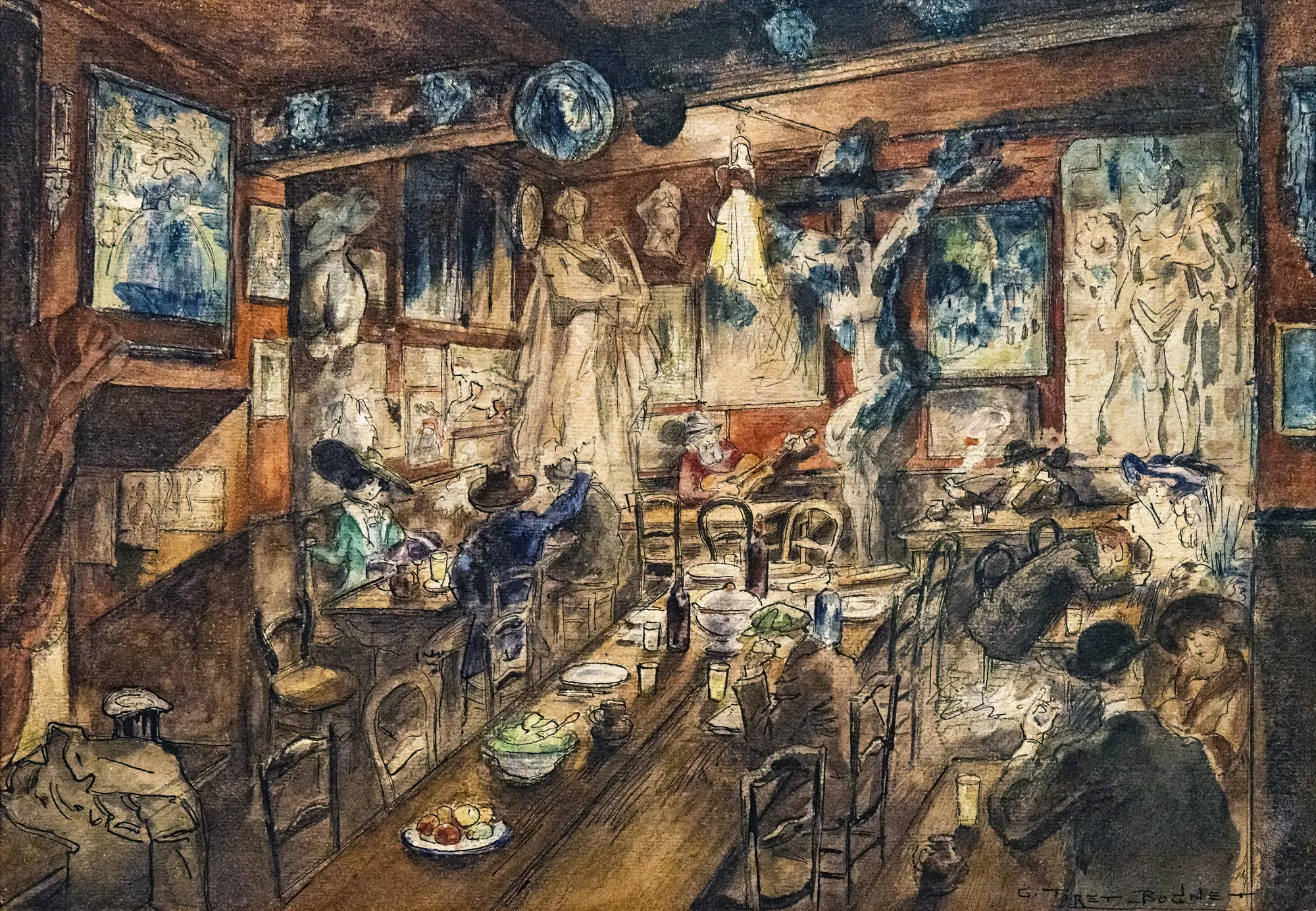 Interior of the Lapin Agile