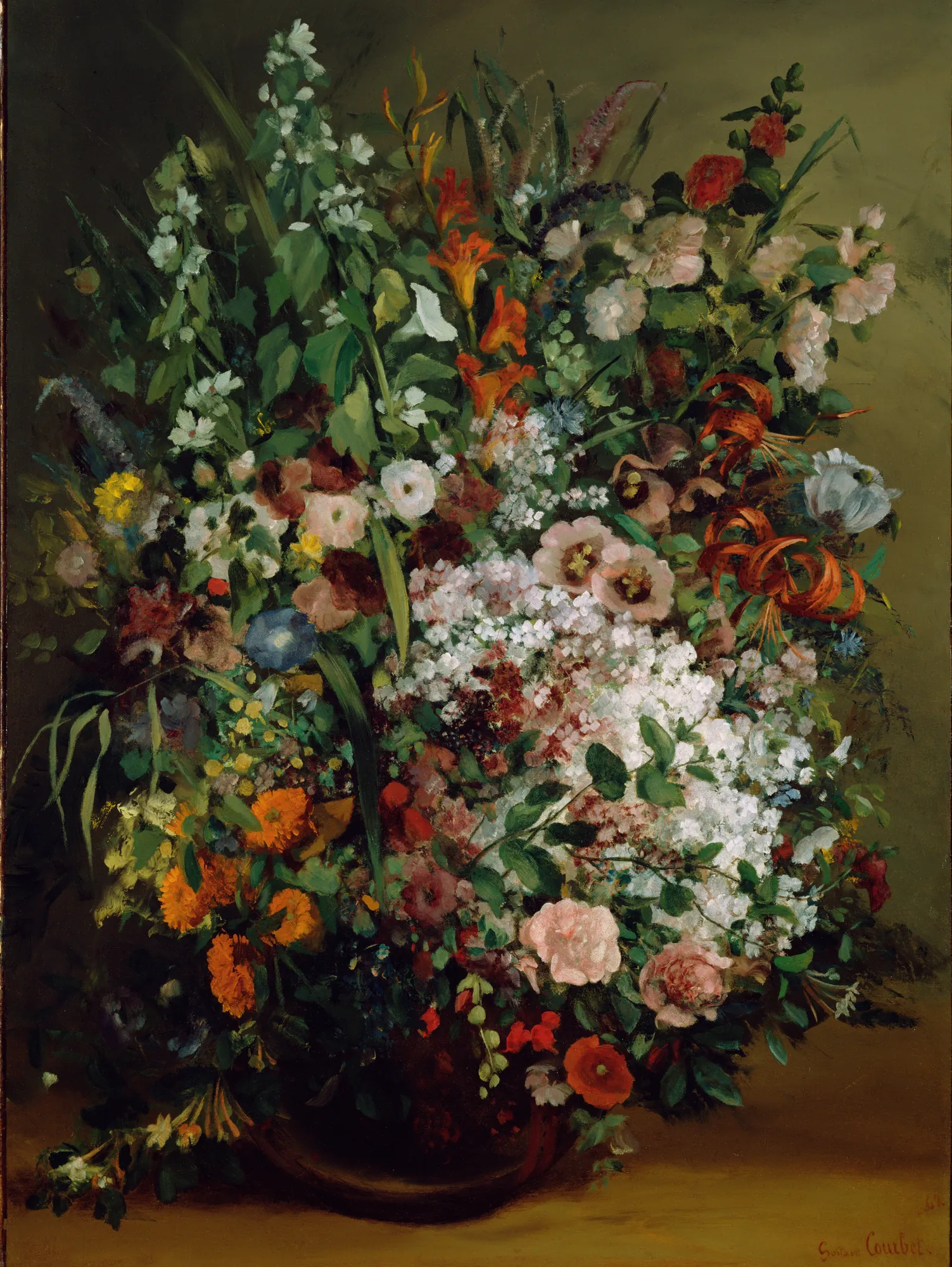 Bouquet of Flowers in a Vase