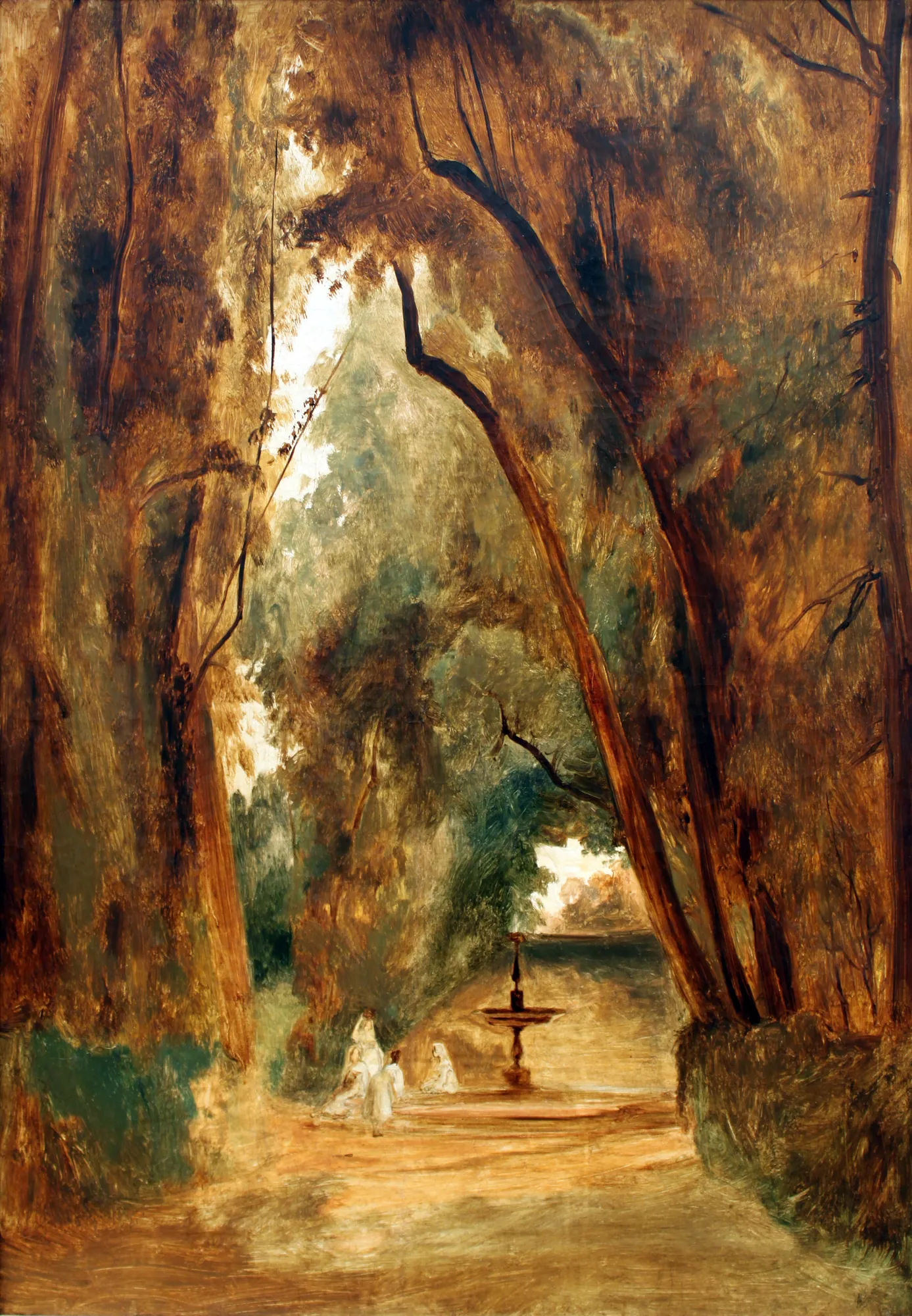 In the Park of Villa Borghese