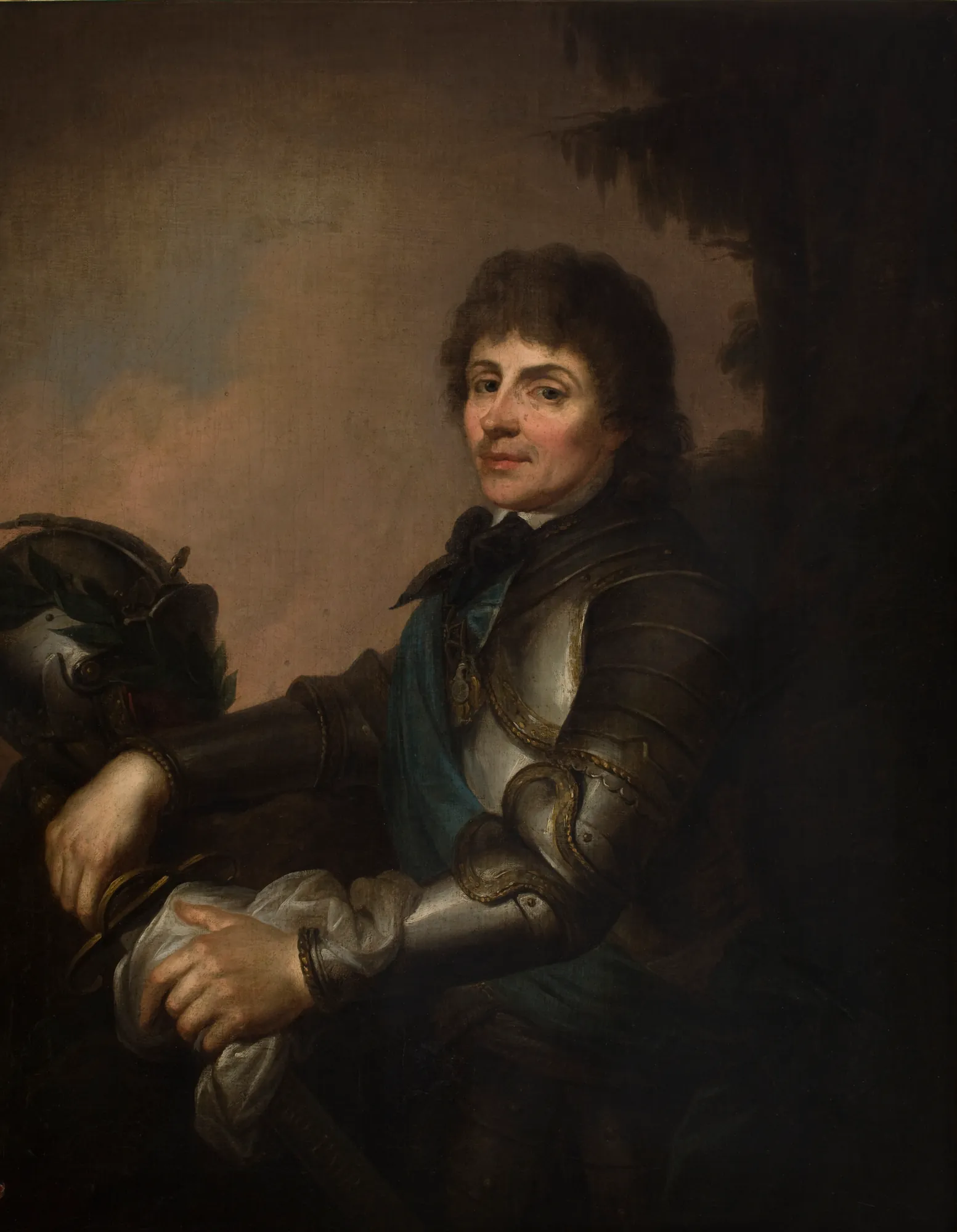 Portrait of Tadeusz Kościuszko in Armour