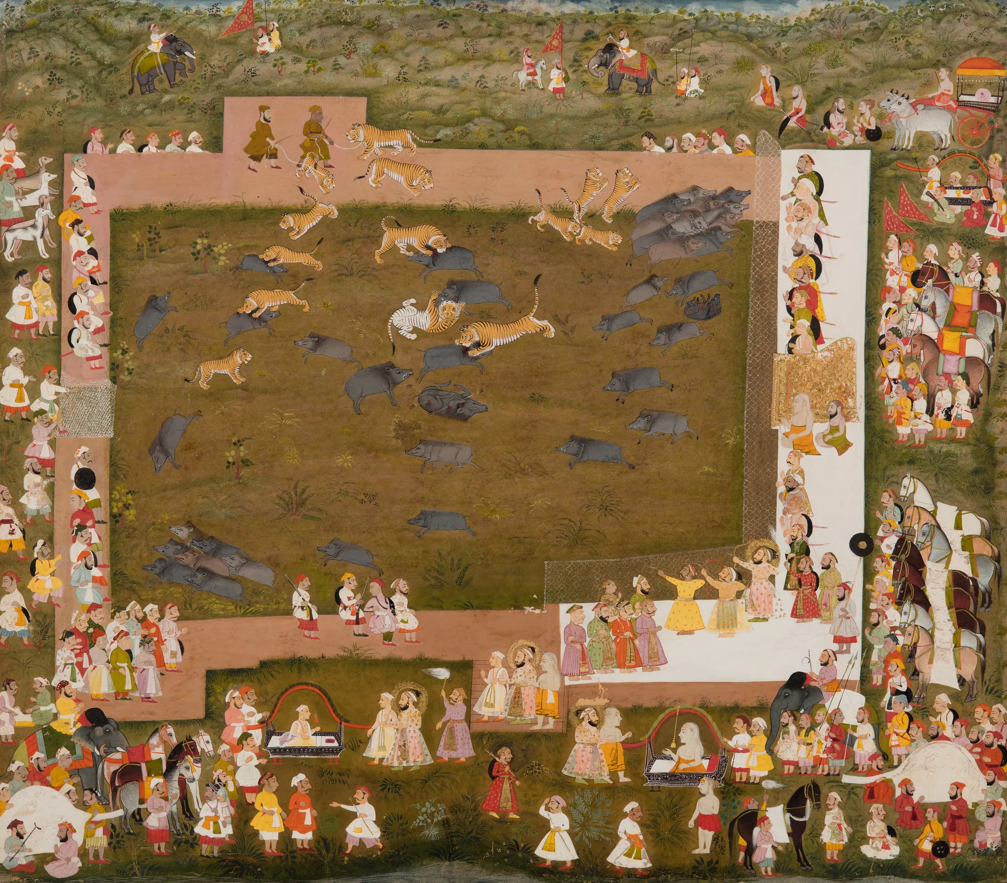 Maharana Sangram Singh II of Mewar and a Boar Hunt at Sadri