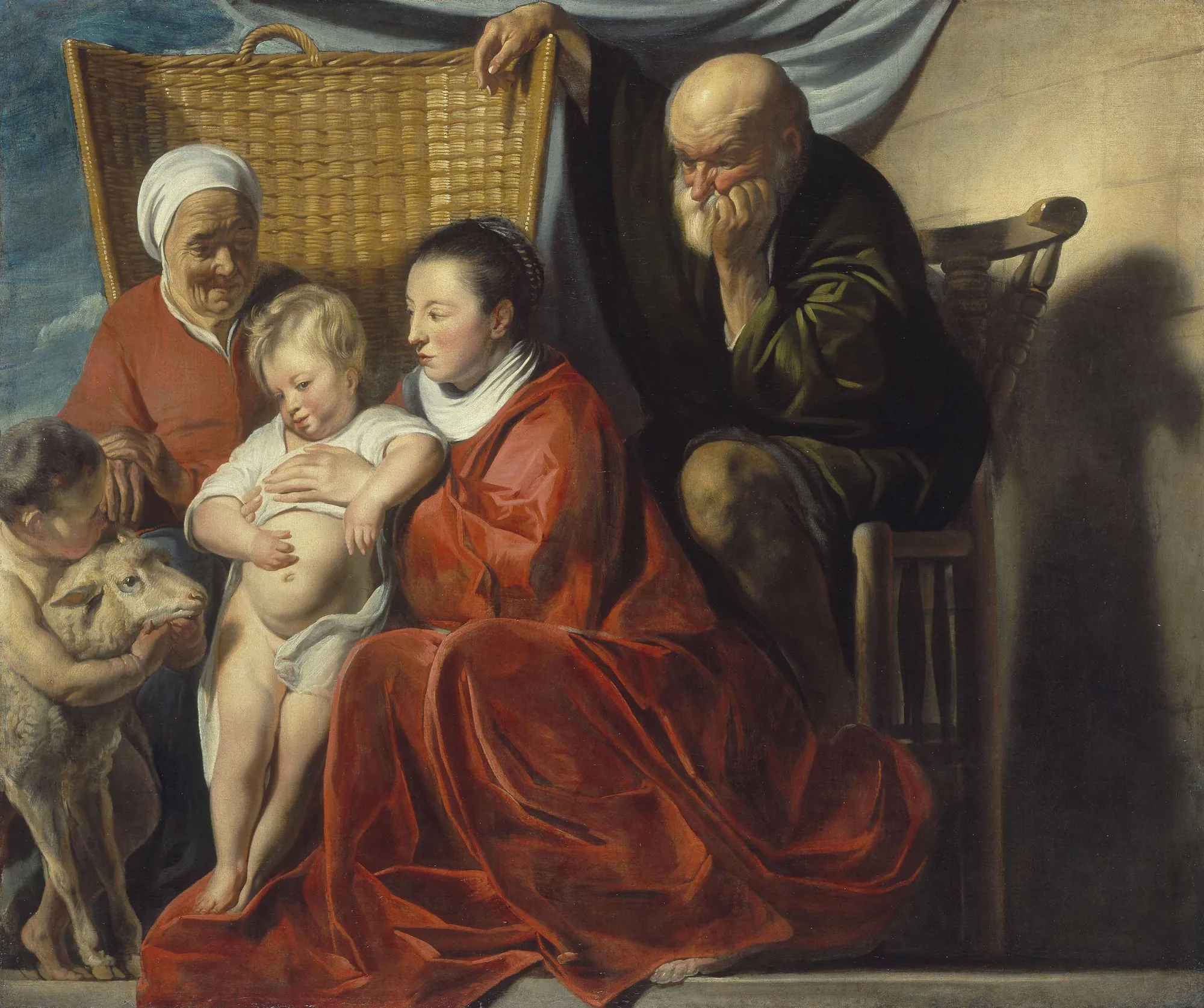 The Holy Family with Anna and the Young Saint John