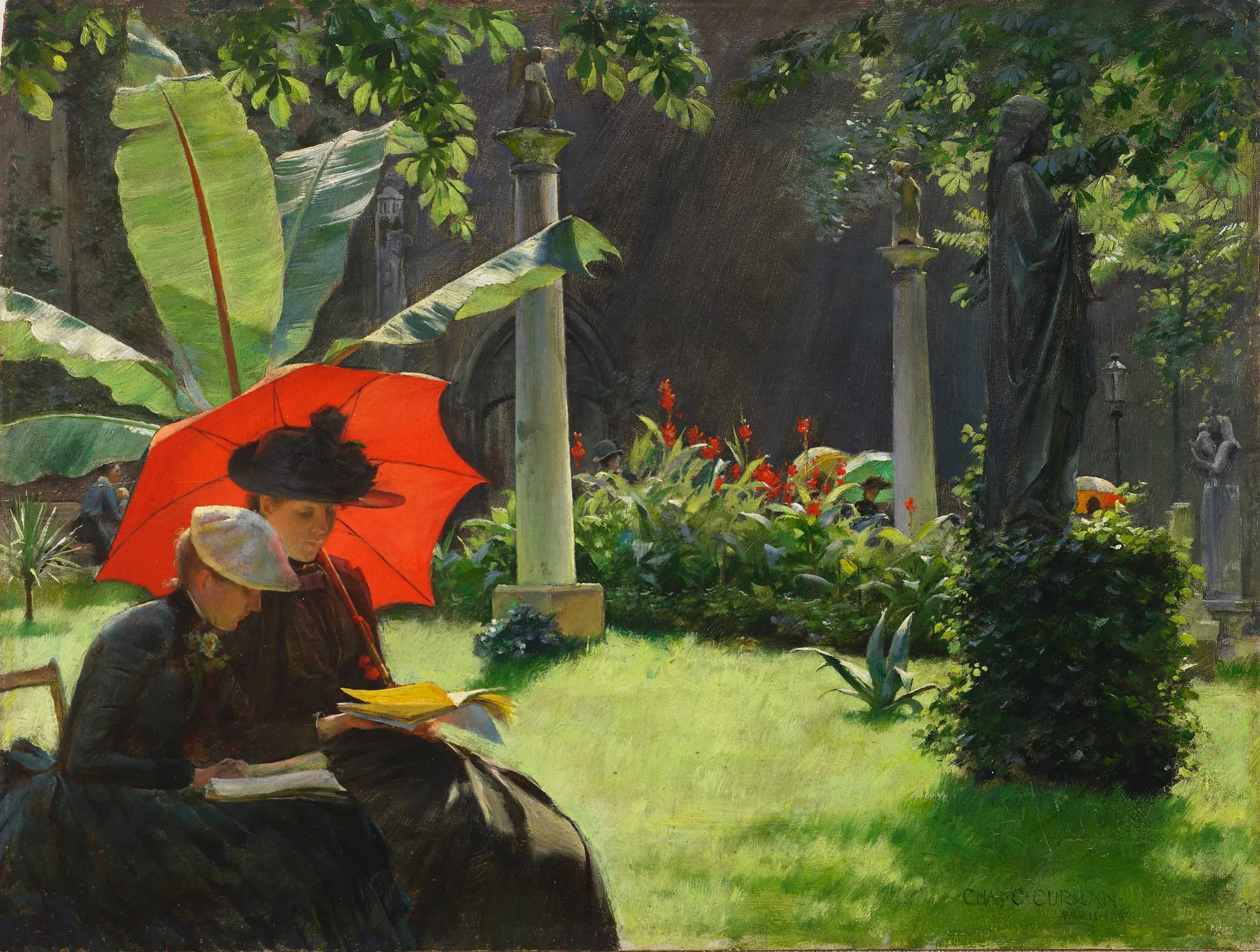 Afternoon in the Cluny Garden, Paris