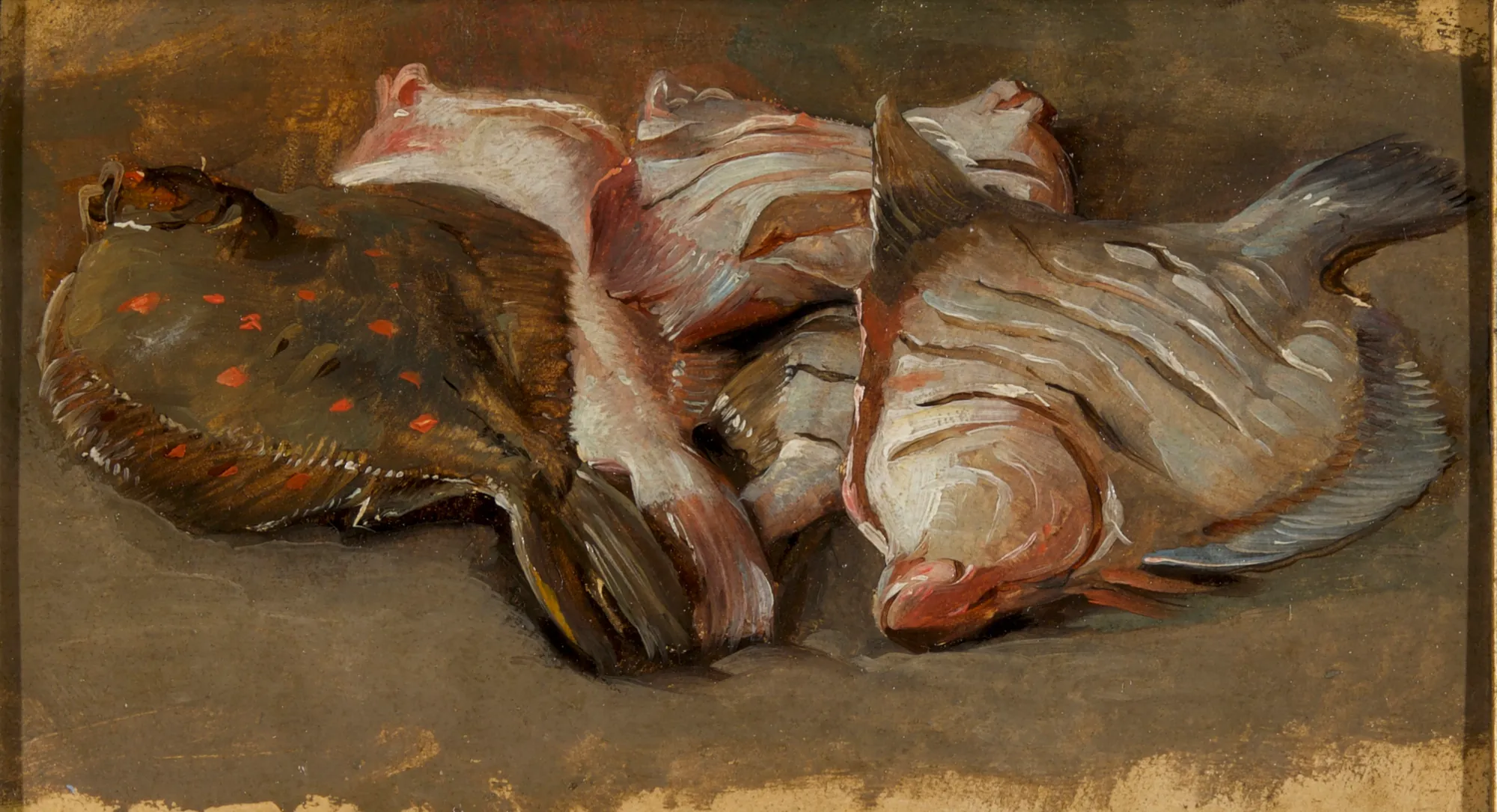 Still Life with Five Plaice