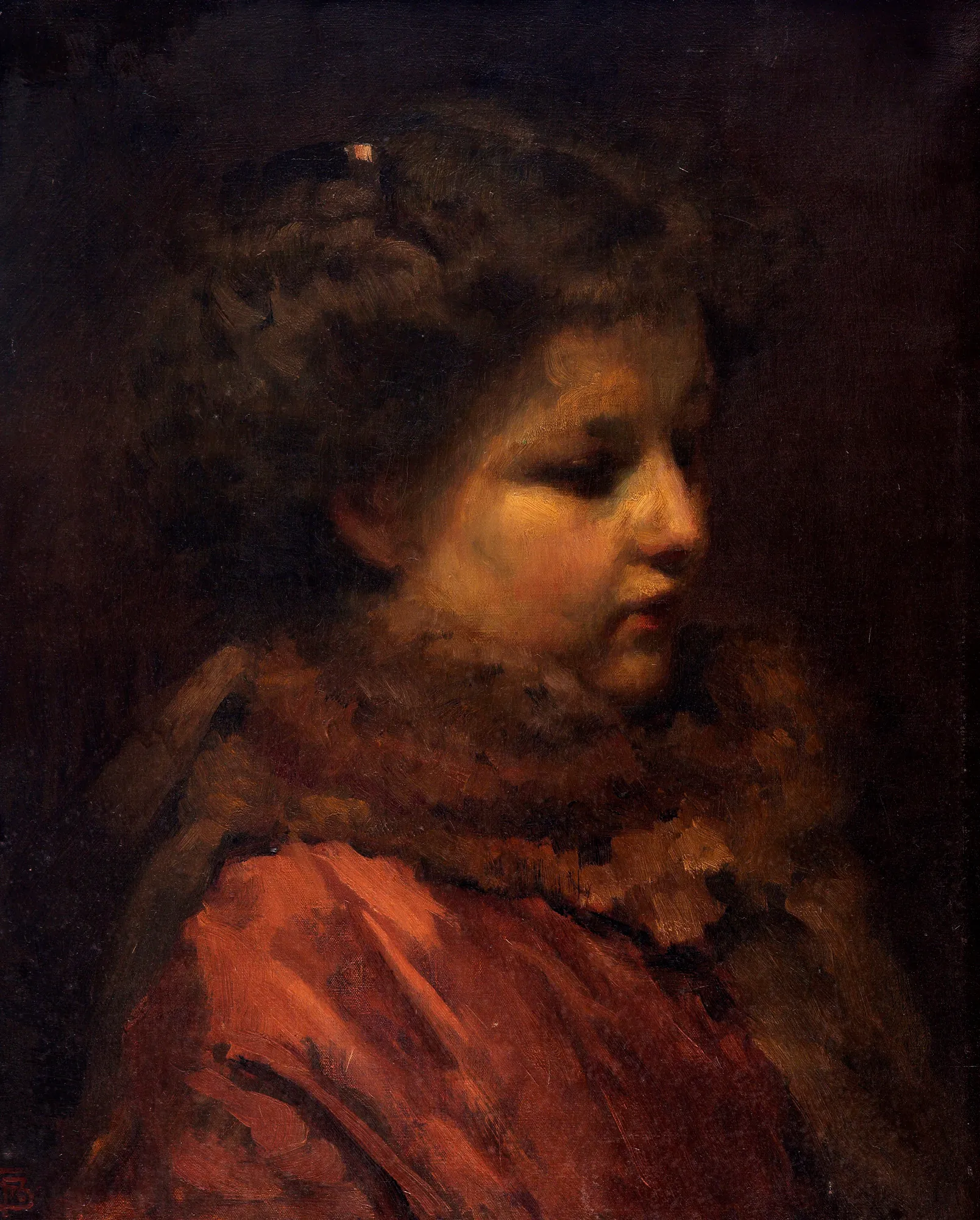 Study Head of a Young Girl