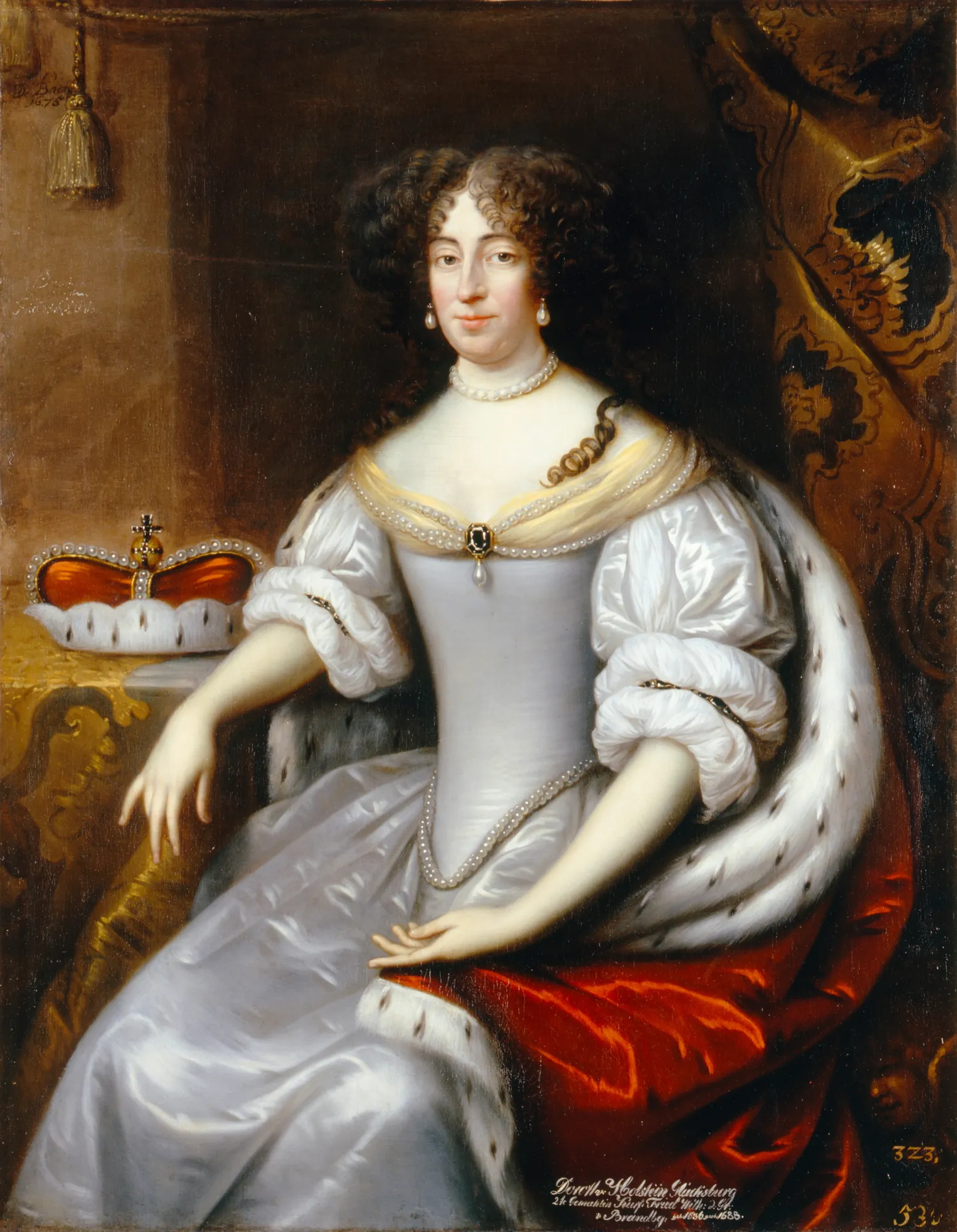 Portrait of Dorothea Sophie von Schleswig-Holstein-Sonderburg-Glücksburg