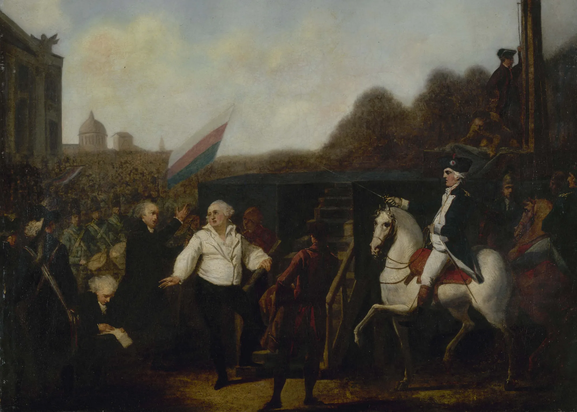 Louis XVI and Abbot Edgeworth de Firmont at the Foot of the Scaffold