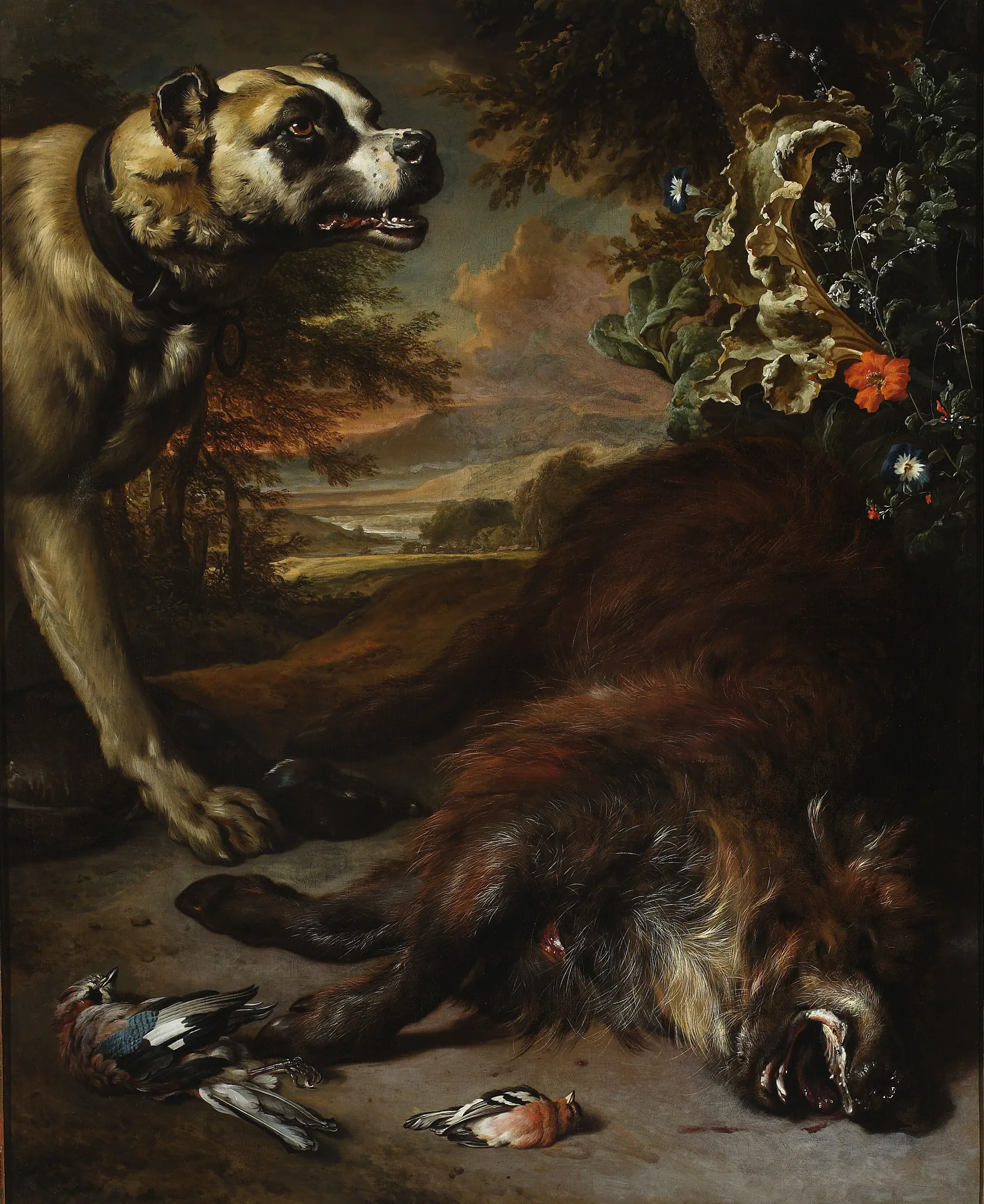 Still Life with a Dog and Dead Game