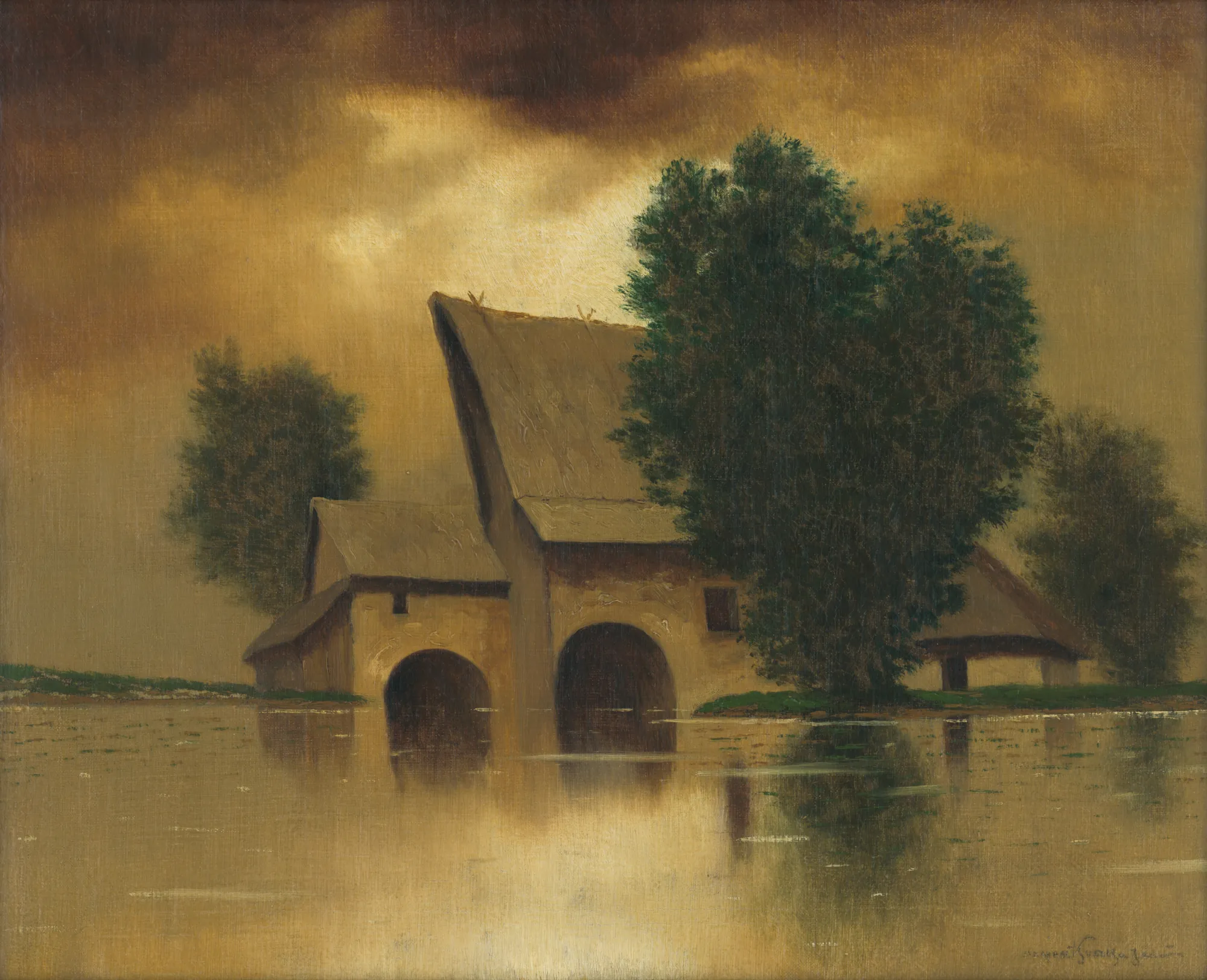 Flood at the Mill (Povodeň v mlyne)