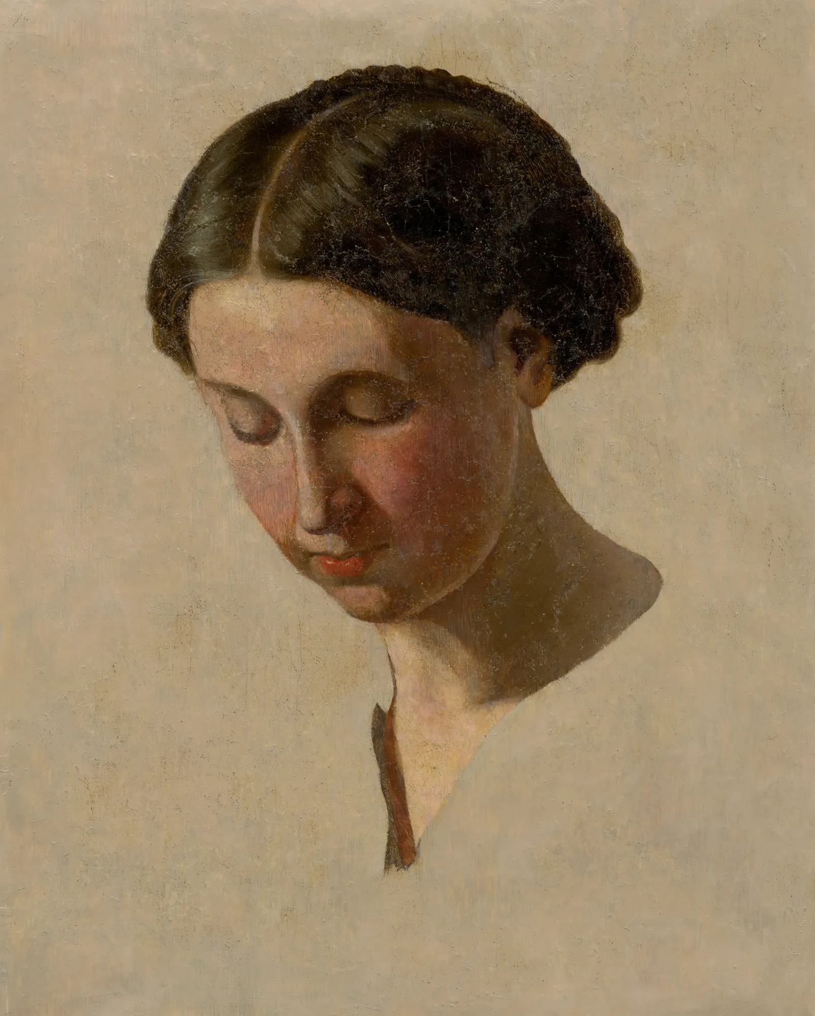 Study of a Girl's Head