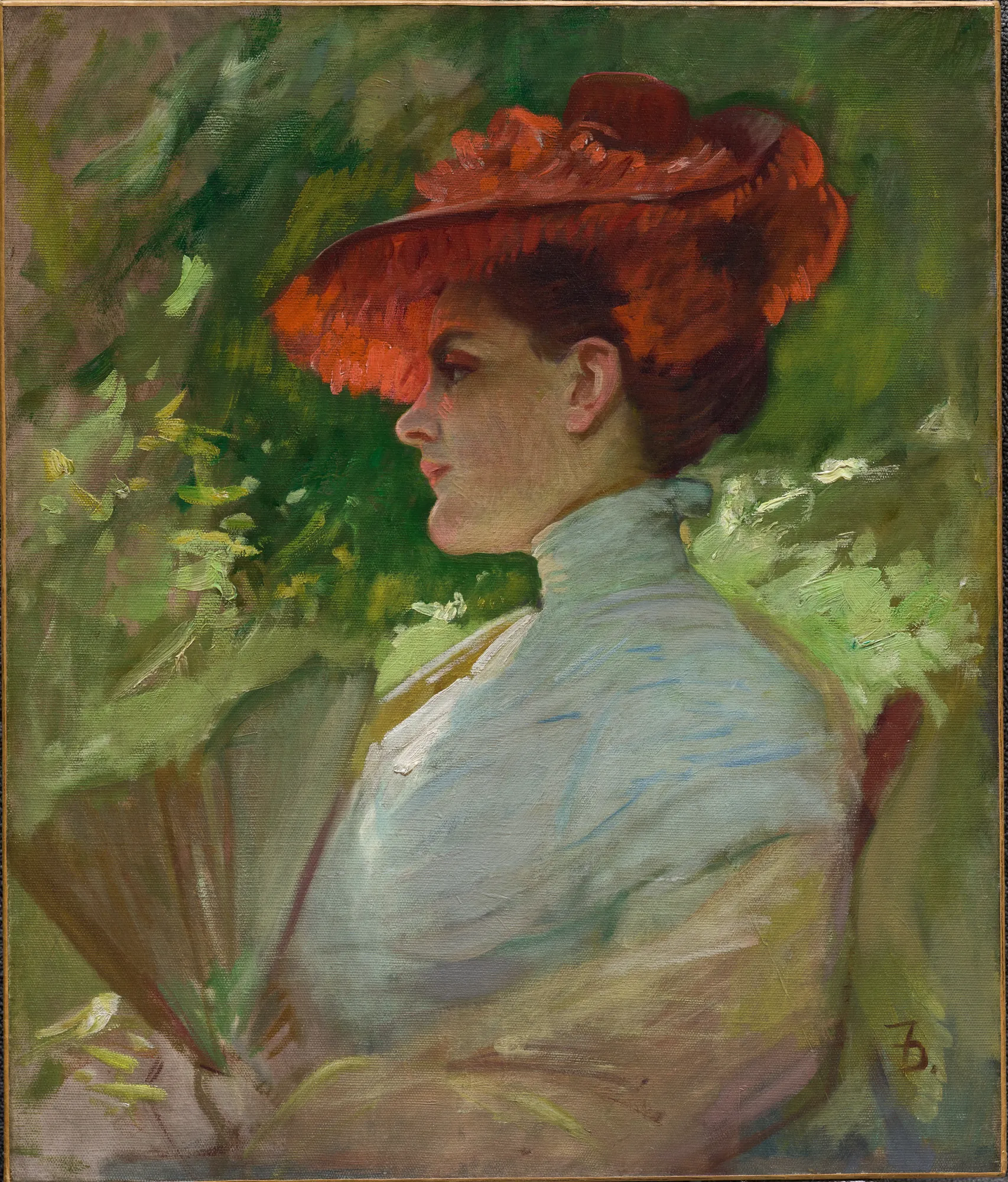 Lady with a Red Hat