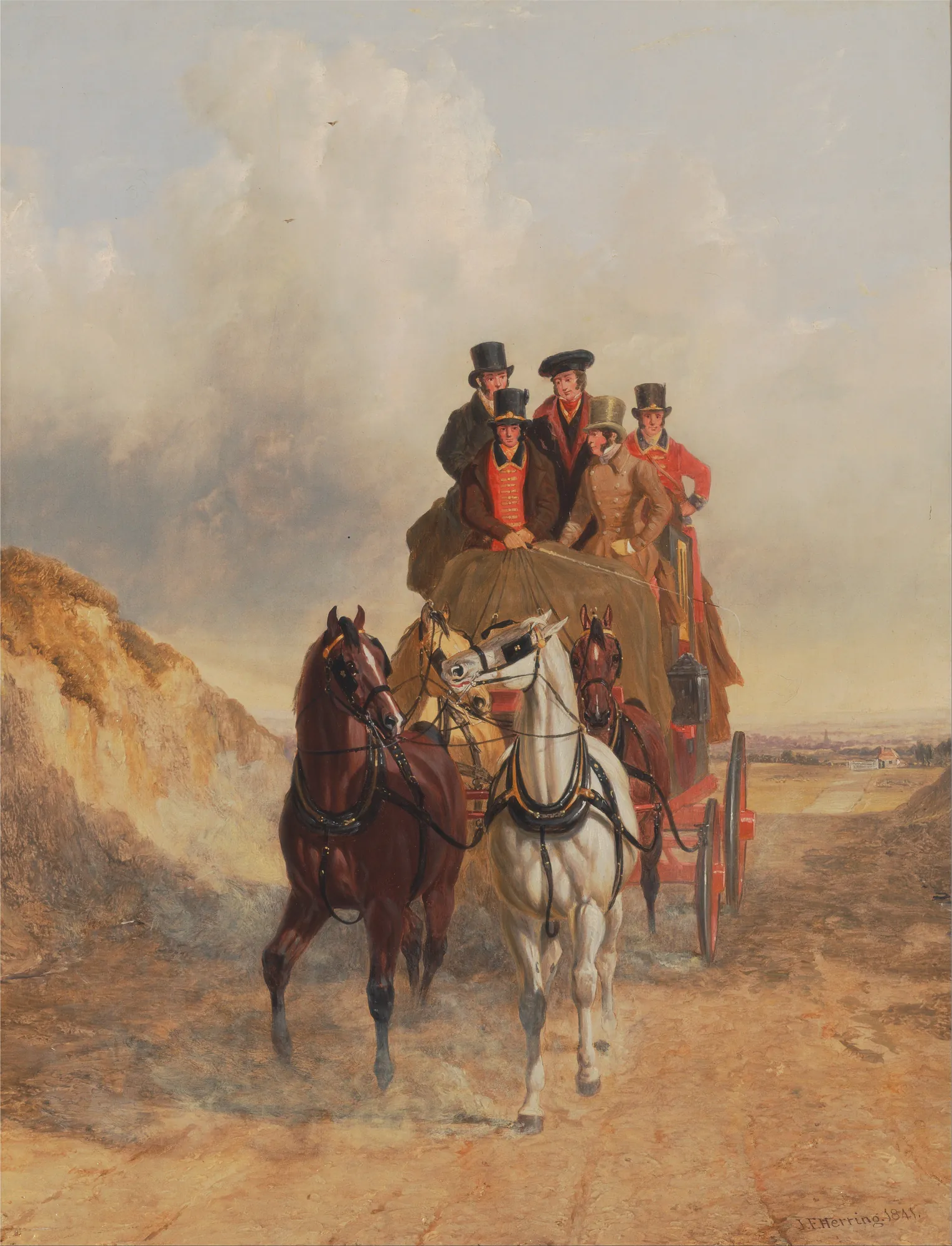 The Royal Mail Coach on the Road