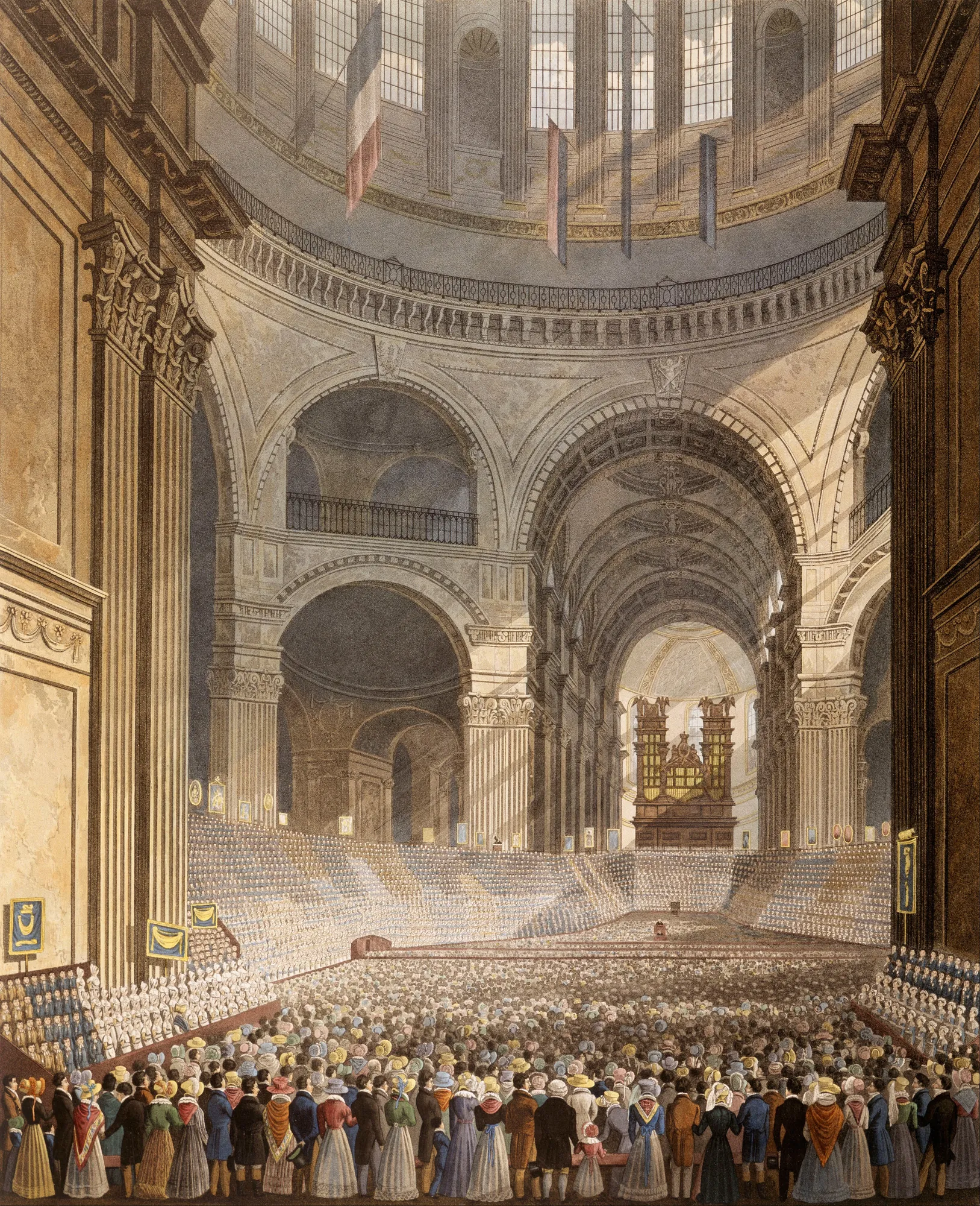 The Anniversary Meeting of the Charity Children in St. Paul's Cathedral