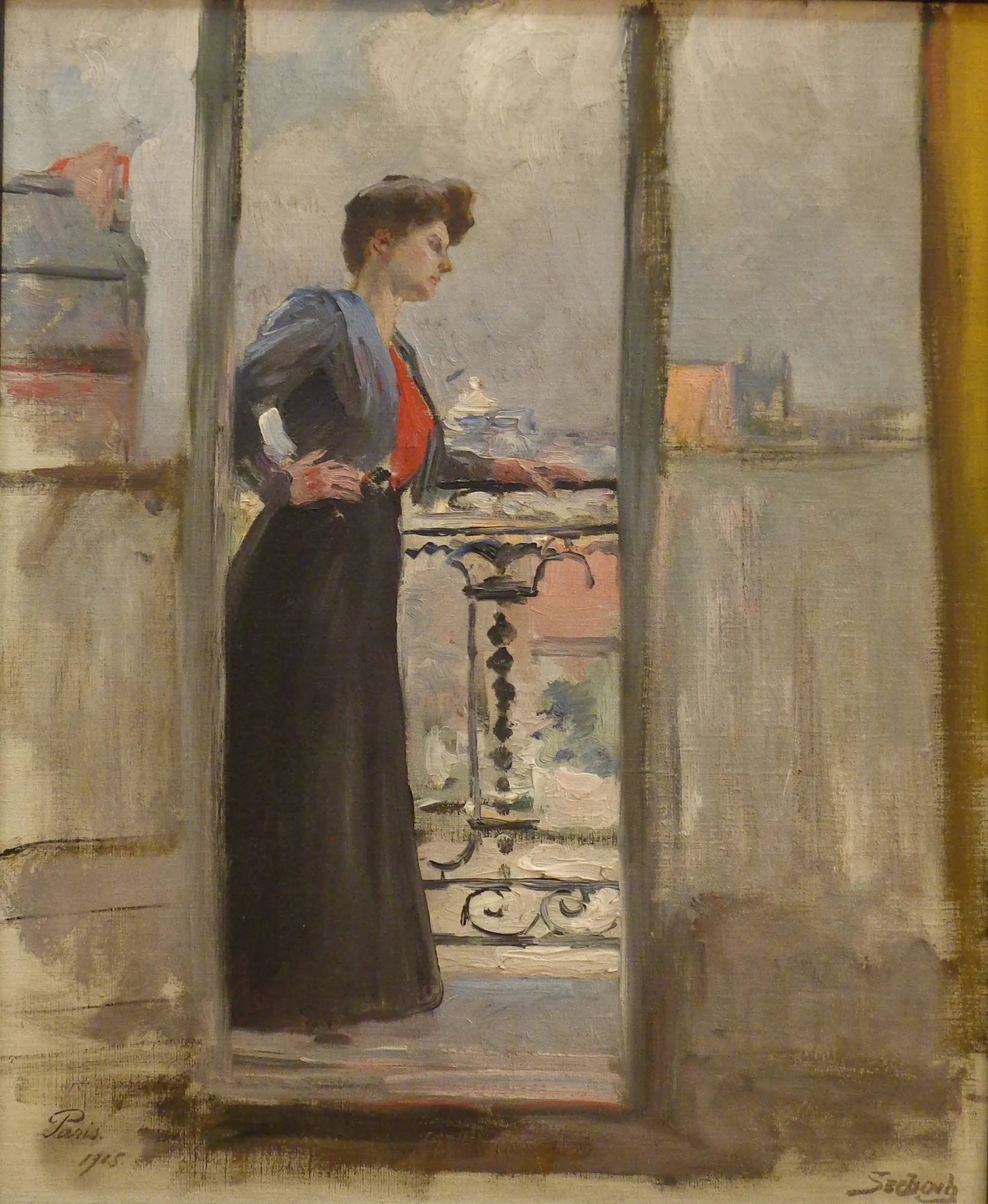 Plein Air, Femme à son Balcon