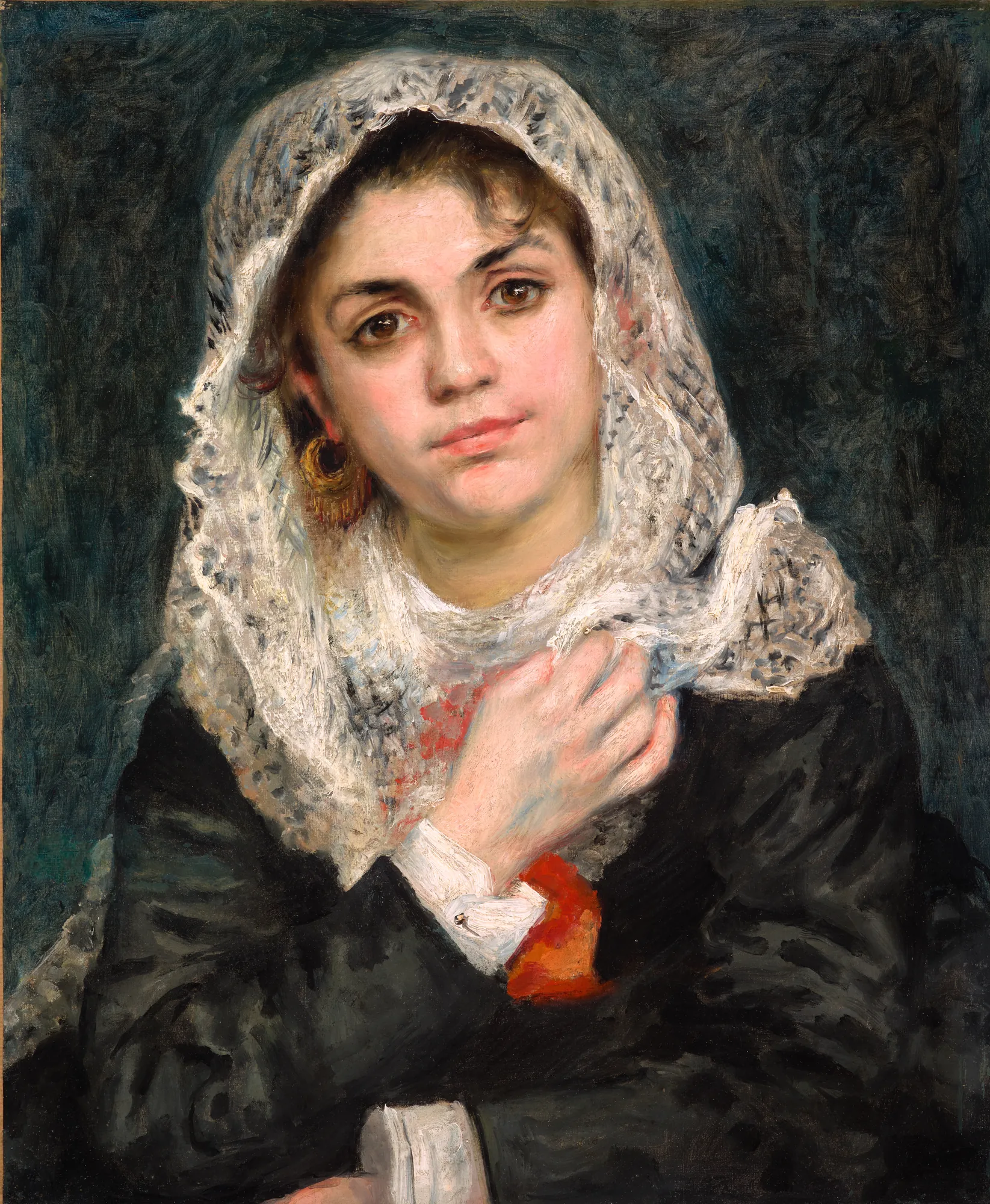 Lise in a White Shawl