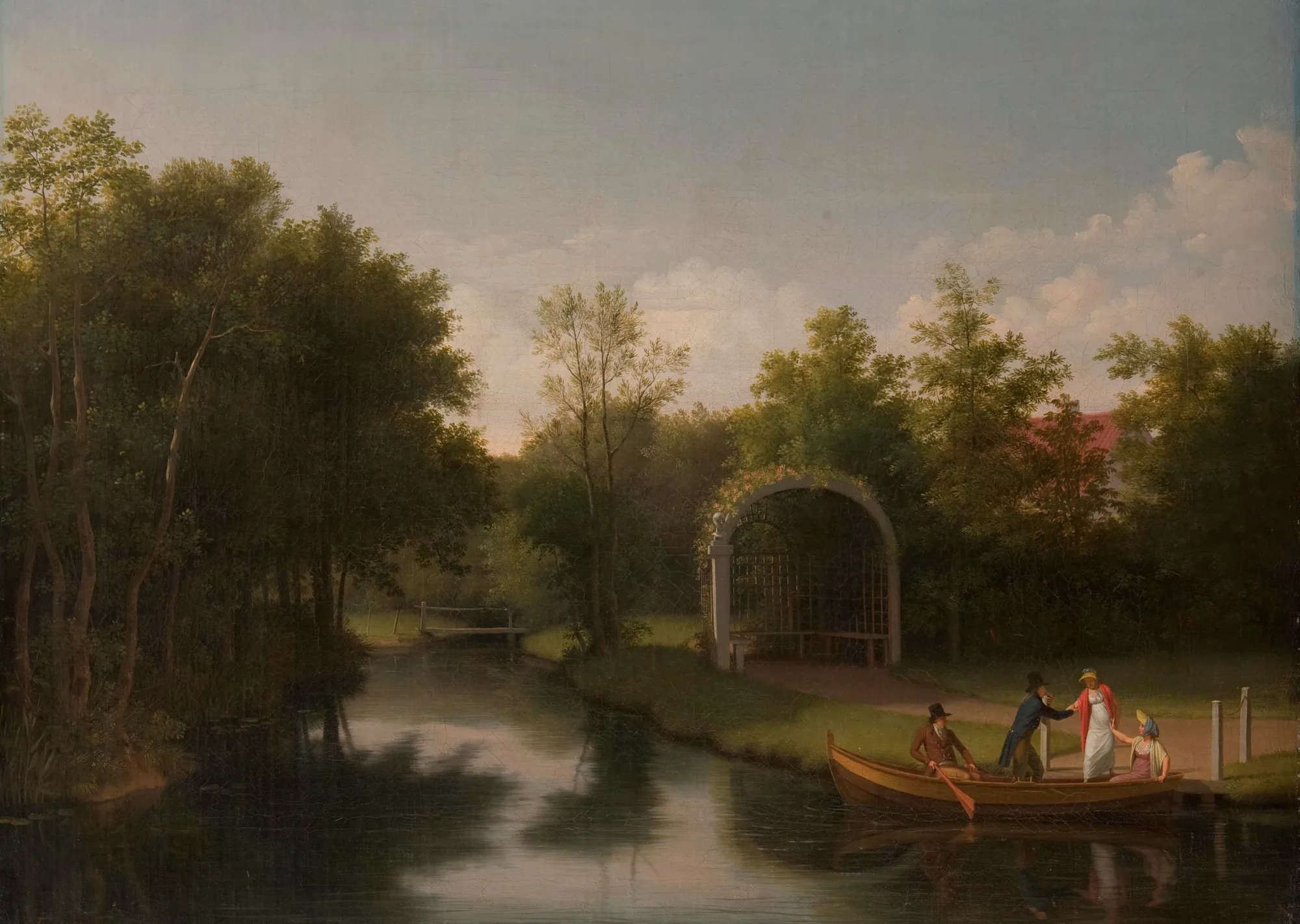 Arbour in the Park of Sanderumgård Manor